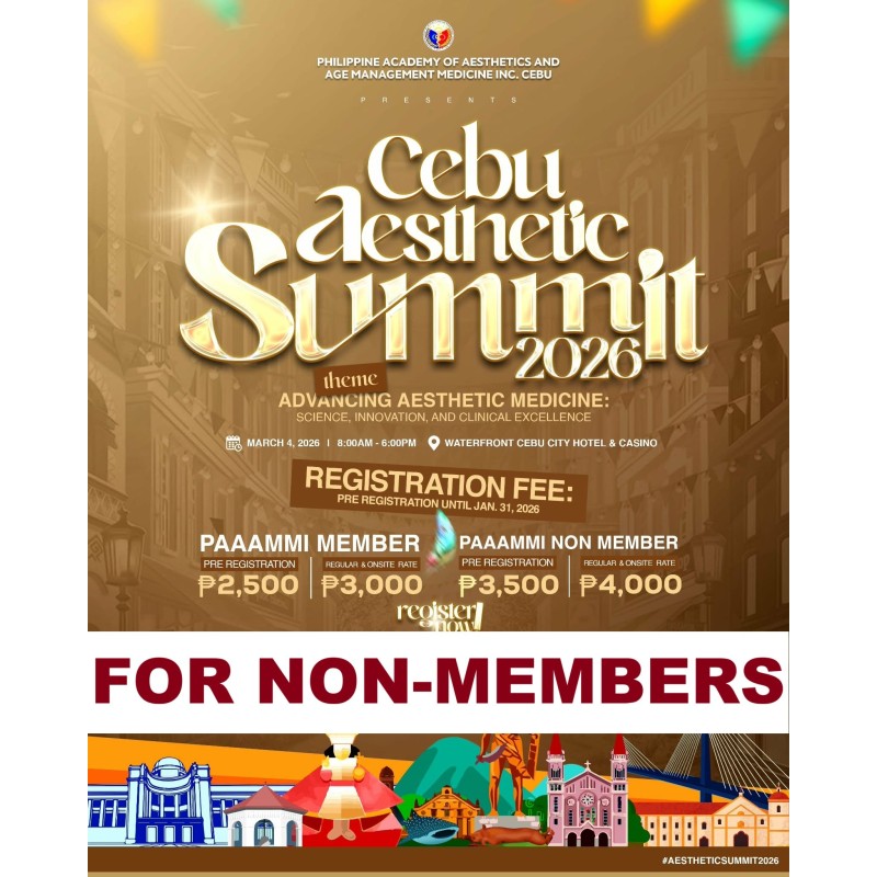 PAAAMMI Cebu Aesthetic Summer Summit - Non-Members